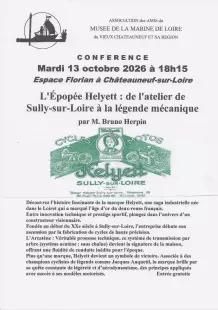 Conférence : L'épopée des cycles Hélyett à Sully-sur-Loire