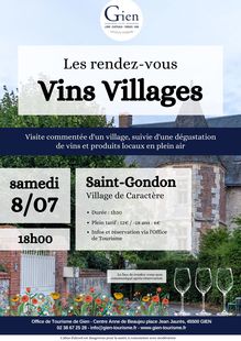 Rendez-vous Vins Villages à Saint-Gondon
