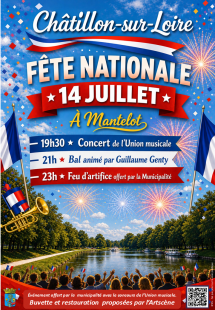 Festivités du 14 juillet : concert, bal et feu d'artifice