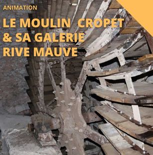 Le moulin Cropet et sa galerie Rive Mauve