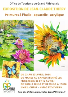 Exposition de peintures de Jean-Claude Thiery