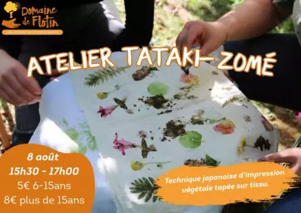 Atelier impression végétale Tataki-Zomé