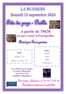 Fête du pays - Paëlla
