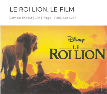 Cinéma en plein air gratuit LE ROI LION