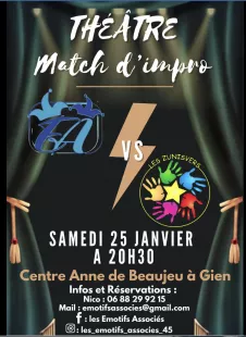 Théâtre : Match d'impro