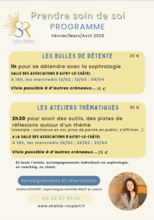 Atelier de sophrologie et coaching