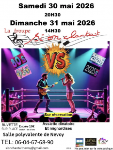 Concert Annuel : Année 80-90 contre les années 2020-2025