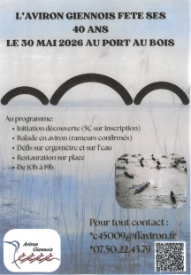 40 ans de l'Aviron Giennois