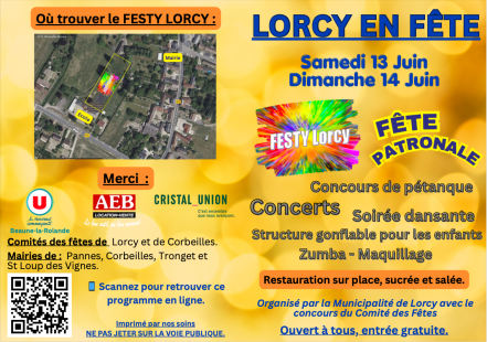 Lorcy en fête !