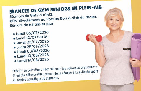 Séances de Gym Séniors en plain-air