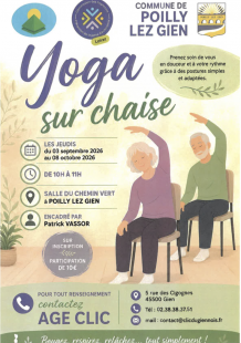 Yoga sur chaise