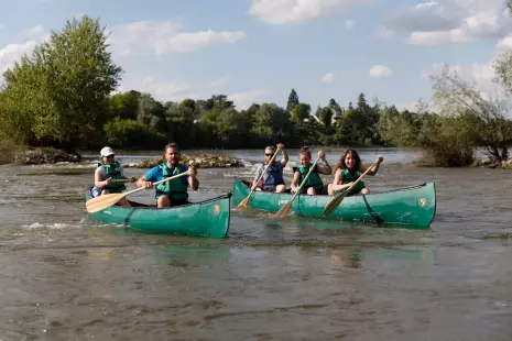 Trésors cachés d'une île de la Loire, à pied et en canoë