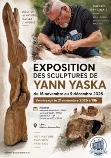 Exposition des sculptures de Yann Yaska