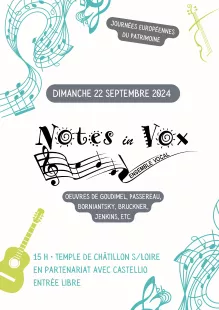 Concert vocal du Quatuor Notes in Vox