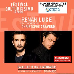 10ème édition Festival Culturissimo - Concert Renan Luce