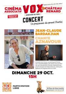 Concert - Jean-Claude Bardakjian chante Aznavour !