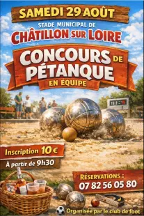 Concours de pétanque en équipe