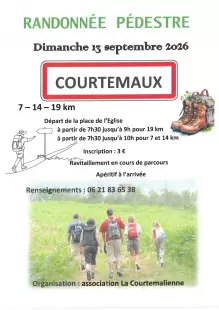 Randonnée pédestre - Courtemaux