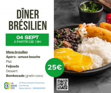 Dîner éphémère : Dîner Brésilien