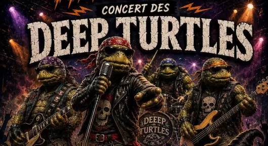 Concert des Deep Turtles à l'Atrium de Sully