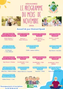 Activités de l'Epnak