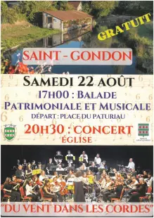 Balade Patrimoniale et musicale et Concert à l'Église