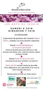 Les Rendez-vous aux Jardins au Domaine de Beau-Lièvre - Les Arts aux jardins
