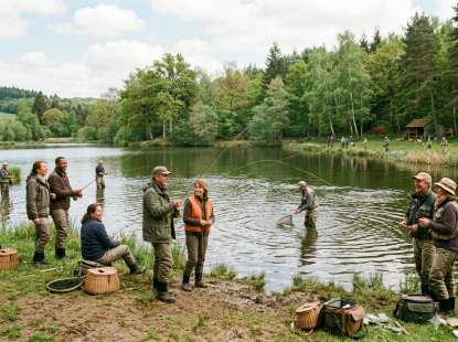Lâcher de grosses truites