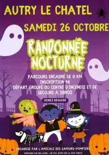 Randonnée nocturne d'Halloween