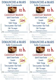 Repas convivial : Cassoulet maison