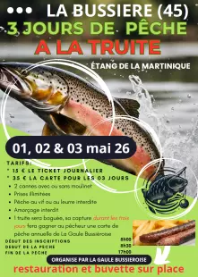 Week-end pêche à la truite