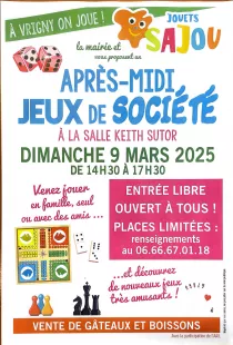 Après-midi jeux de société