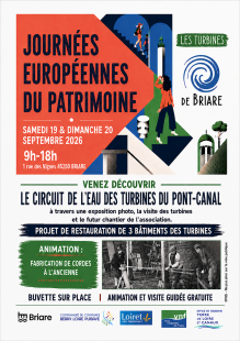 Journées Européennes de Patrimoine : visite des turbines de Briare