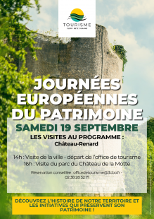 Journées Européennes du Patrimoine : Visites commentées de Château-Renard