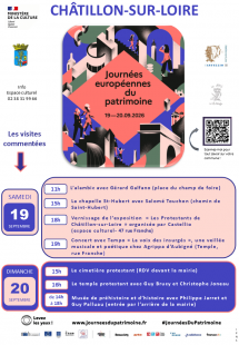 Journées Européennes du Patrimoine : visite du temple protestant