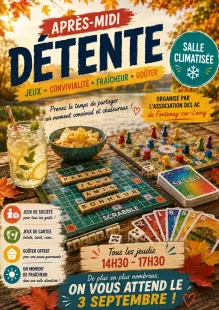 Après-midi activités détente