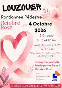 Randonnée pédestre - Octobre Rose
