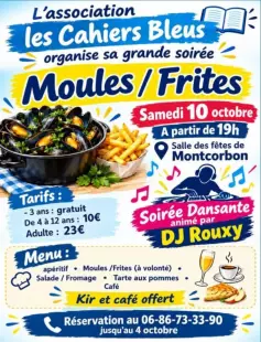 Soirée Moules-frites