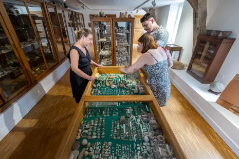 « Visite de fonds en combles » du musée La Monnaye