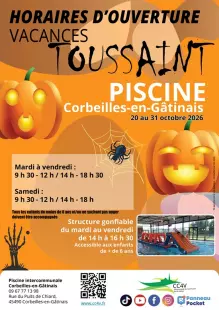 Piscine Corbeilles - Ouverture ouverture Toussaint
