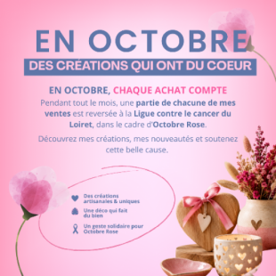 Octobre Rose 2026 : des créations qui ont du cœur !