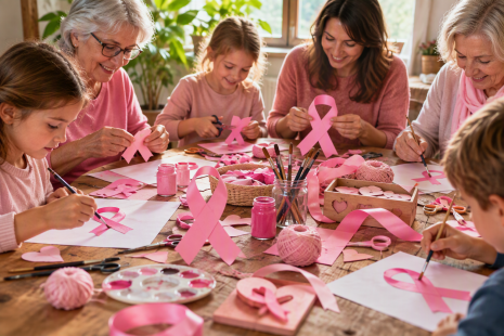 Atelier créatif pour petits et grands - Octobre rose