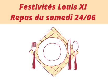 Repas - 600ème anniversaire de la naissance de Louis XI