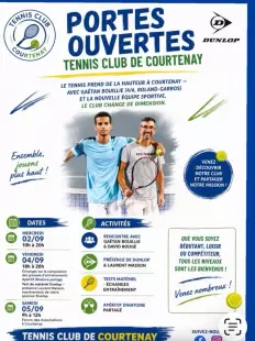 Portes Ouvertes au Tennis Club de Courtenay