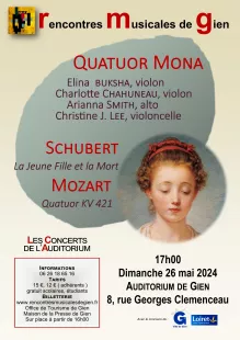 Concert de l'Auditorium : Le Quatuor Mona