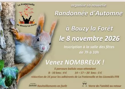 Randonnée d'automne à Bouzy-la-Forêt