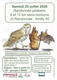 Randonnée Pédestre semi-nocturne