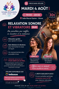 Relaxation sonore et vibratoire