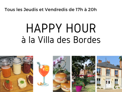 Happy hour à la Villa des Bordes