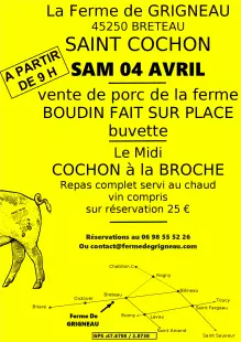 La Saint cochon à la ferme de Grigneau
